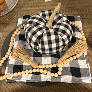 Assorted mixed fall/Christmas decor